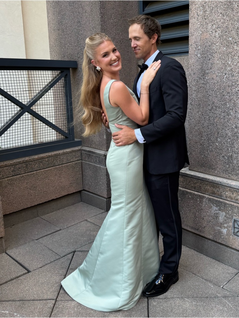 Sage Green Sleeveless Formal Gown